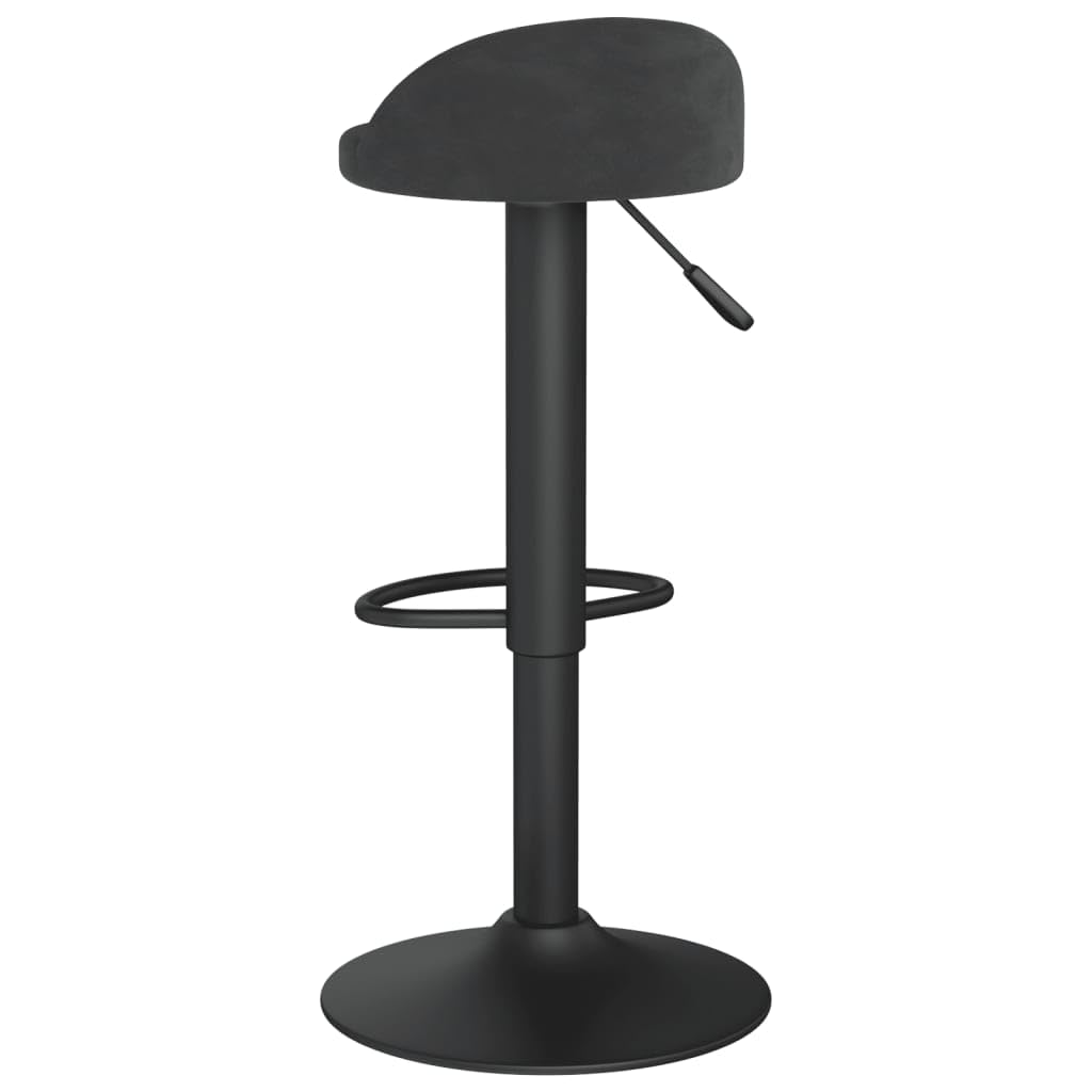 vidaXL Sgabelli da Bar 2 pz in Velluto Nero