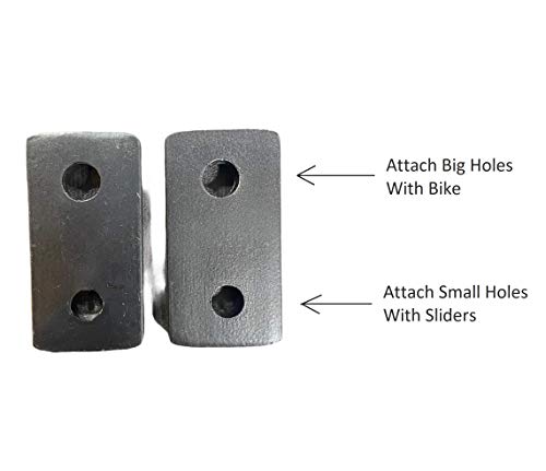 Image of SGTB Bike Frame Slider for R15 V3 MT 15 V1 V2 Set of 2 Black Crash Guard