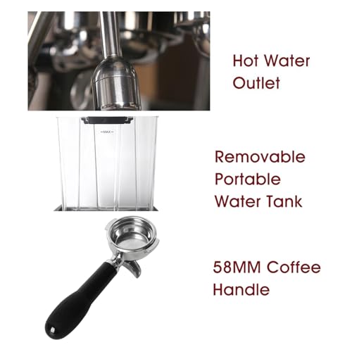Cafetera Semiautomática con Tanque Removible 1.7 L miniatura 6