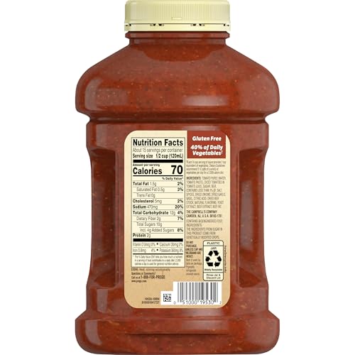 Image of Prego Italian Tomato Pasta Sauce Flavored With Meat, 67 oz Jar