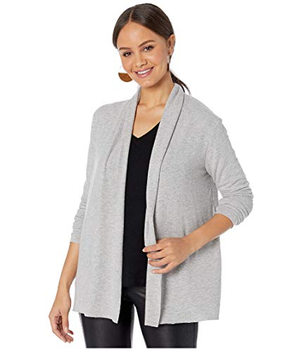 Michael Stars Madison Brushed Jersey Jessenia Open Cardigan Heather Grey SM (US 4-6)