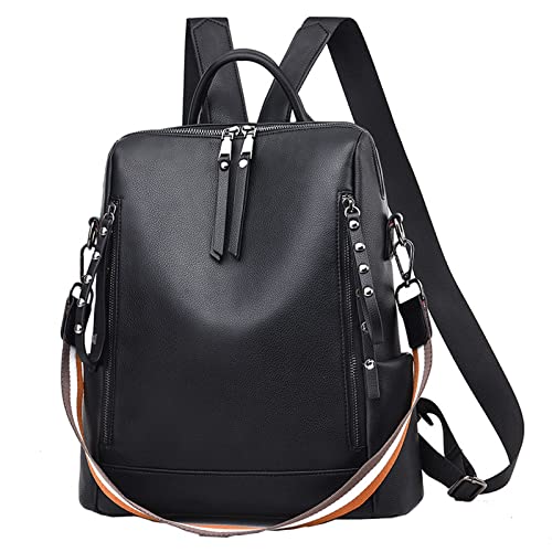 Sac à dos en cuir étanche au design moderne et grand compartiment
