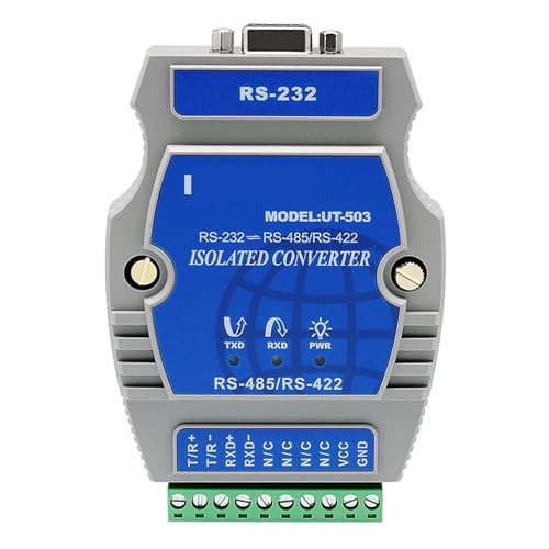 TJIORUO 232 to 485/422 Converter optoelectronic Isolation Rail Type Industrial Grade UT-503