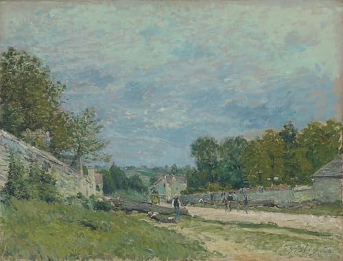 Oeuvre Dimpression Sisley Route de Versailles Toile Murale Haut de Gamme Bureau 60x90