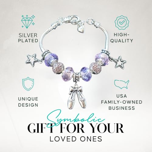 Infinity Collection Dance Bracelet – European Style Beaded Ballet Jewelry Gift for Dancers, Teams, and Recitals – Ideal Dance Accessories for Granddaughter or Daughter4