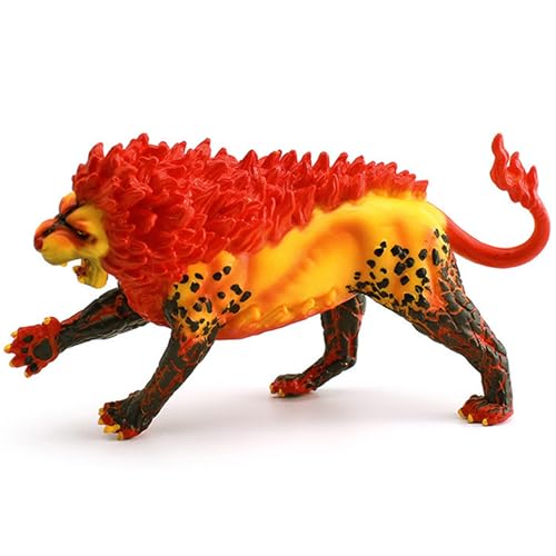 YORISMAL Feuerlöwe Spielzeug, Feuerlöwe Monster Modell Dekorationen, Tiermodelle, westliche mythologische Tiere, Monster Dekorationen, Geschenke für Kinder