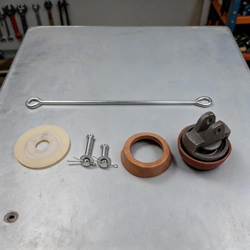 Piston de pompe manuelle 75 avec kit réparation joint cuir