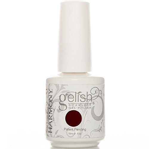 Esmalte de uñas Gelish Harmony cerezo negro de 15 ml color profundo y denso