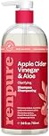 Renpure Apple Cider Vinegar & Aloe Shampoo, Plant-Based – Clarifies, Removes Residue and Nourishes for Shiny, Healthy Hair – For Dull Hair - Apple Cider Vinegar, Aloe Leaf Juice – 24 Fl Oz