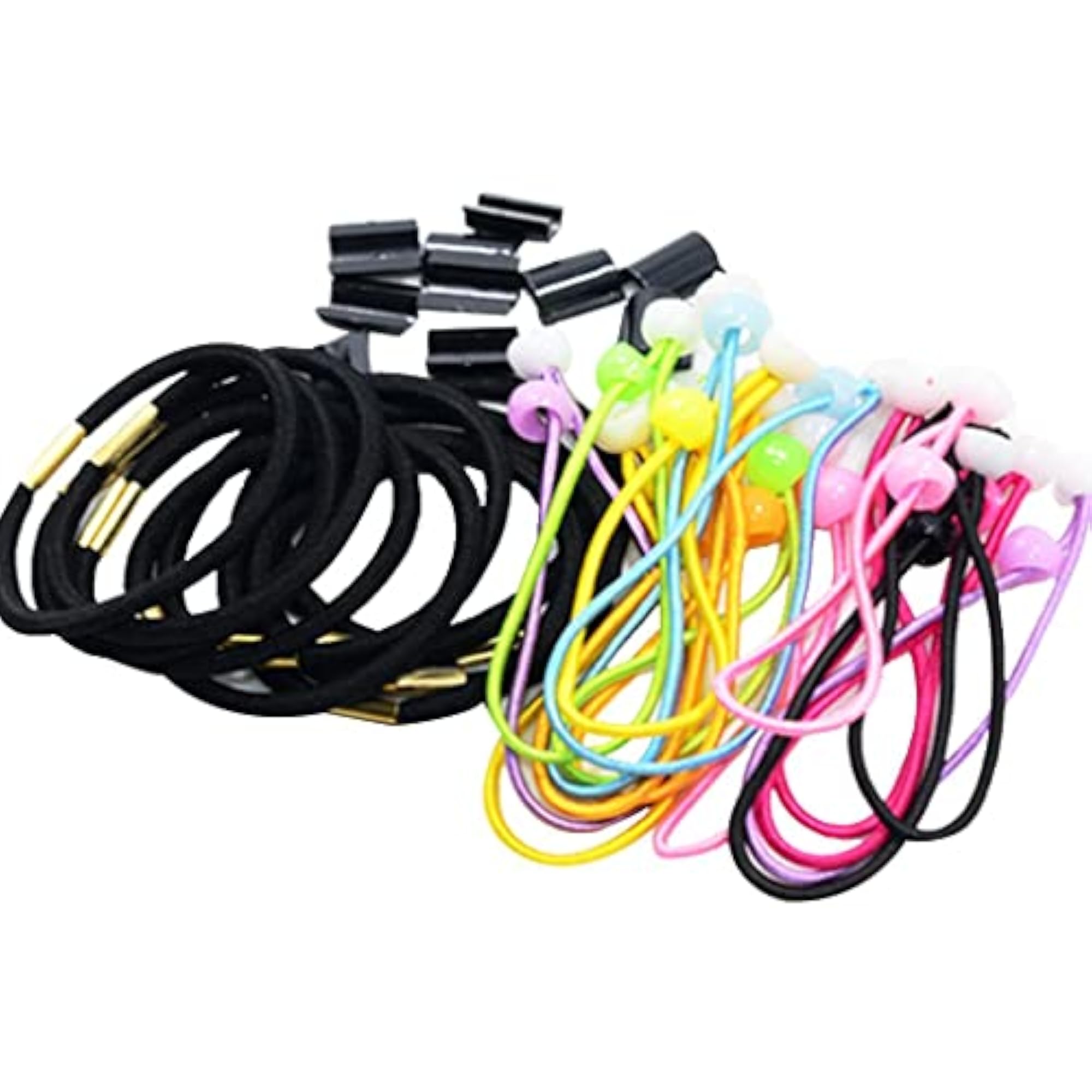104 Pieces Wholesale Elastic Hair Ties Band Ropes for DIY