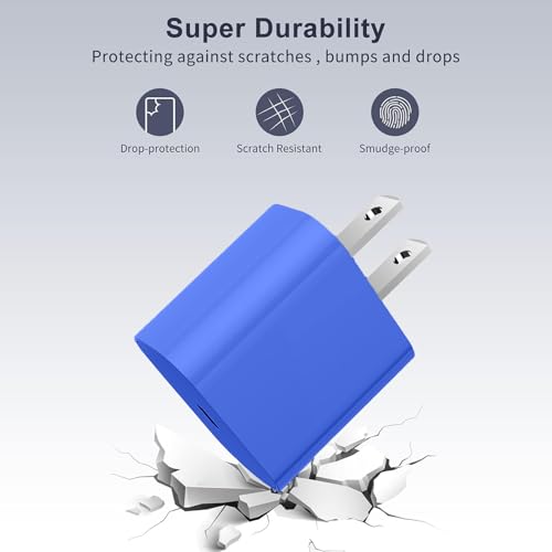 Image of iPhone Fast Charger,Type C Wall Charger Block Plug and 6ft USB C to Lightning Charging Cable Cord Long,Power Adapter Cube Brick Box for Apple iPhone 14 Pro Max /14 Plus /14 /13 /12 Mini /11 /XS Max /XR /iPad