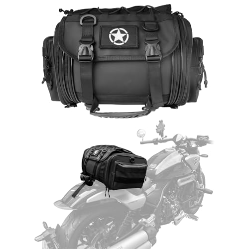 Amazon | Vancroser ツーリングバッグバイク用 シートバッグ 拡張機能