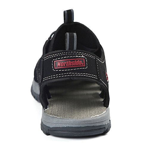 Northside Mens Burke Ii Sport Athletic Sandal, Black/Red, 11 M Us #TOP2