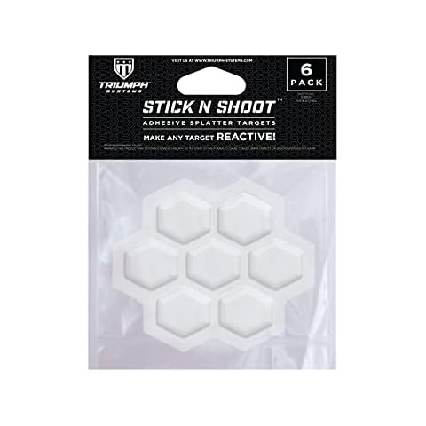 Triumph Systems Stick N Shoot Adhesive Bleeding Targets, 12 Count Cover