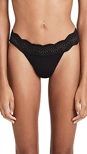 Cosabella Women's Ceylon Modal Thong, Black, S-M #TOP19