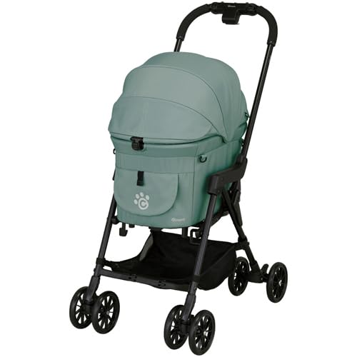 コンビ コムペット ミリミリ キャリー ペットカート 犬猫用 多頭 折りたたみ 軽量 耐荷重15kg_ワイピオグリーンのサムネイル