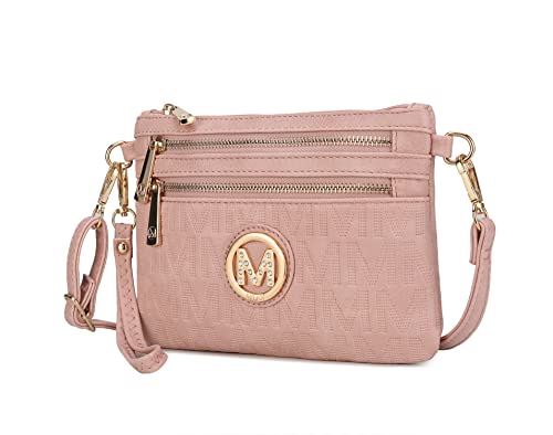Image of MKF Collection Crossbody Bag for Women, American Flag Shoulder Bag, Vegan Leather Wristlet Bag Handbag Purse by Mia K