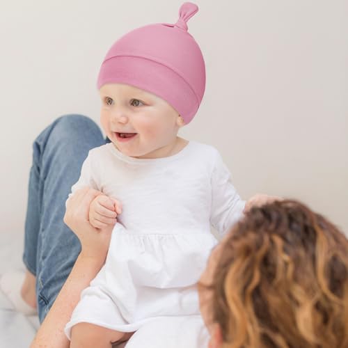 Durio Pcs Baby Newborn Hats 0-6 Months for Baby Girls Boys Cozy