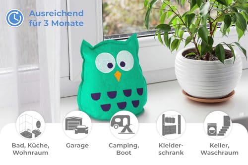 Wenko Luftentfeuchter Maximex 2in1 als Türstopper mit Eulenmotiv