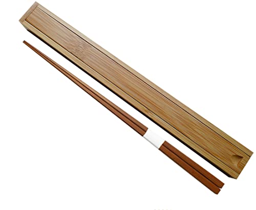 竹彩本舗 箸箱セット23cm/スス竹極細箸22.5cmセット販売 竹のスライド箸入れ 国産 アウトドア お弁当箸グッズ 箸入れスライド式 スス竹極細箸先1mm 自然素材 天然竹 木