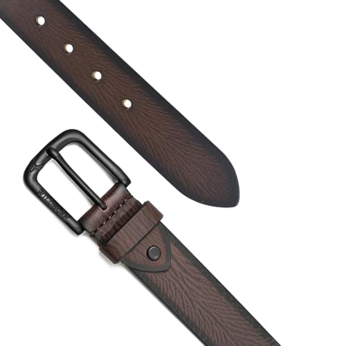 Image of WildHorn Classic Genuine Leather Belt for Men - Stylish and Durable with Adjustable Fit