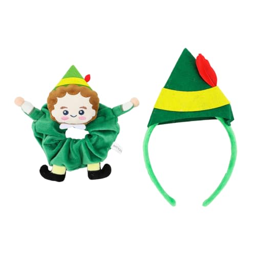Bioworld Elf Buddy 2-Piece Plush Headband & Scrunchie Set