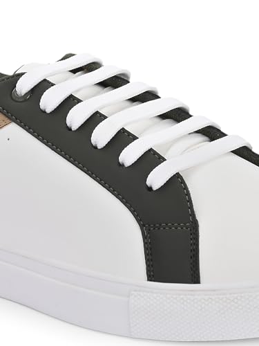 Image of Centrino Women Casual Shoes | Colorblock Sneakers with Ultra Soft Cushion Lace-Up Shoes All-Day Comfort | Trendy & Lightweight Design | Low Top Flat Sole(7611)