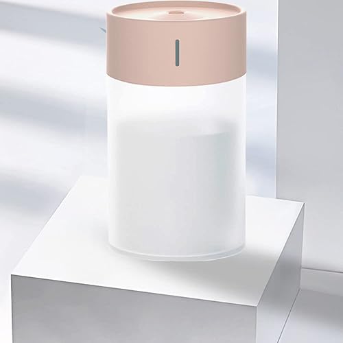 Miniatura 8 de Mini humidificador, fuente de alimentación USB, adecuado para sala de estudio, dormitorio, habitación de bebé, oficina, automóvil, con LED de 7