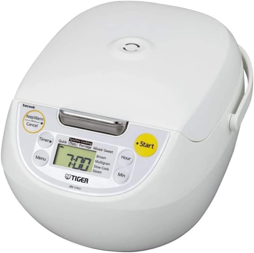 JBV-S18U 10-Cup Microcomputer Controlled 4-in-1 Rice Cooker (White)