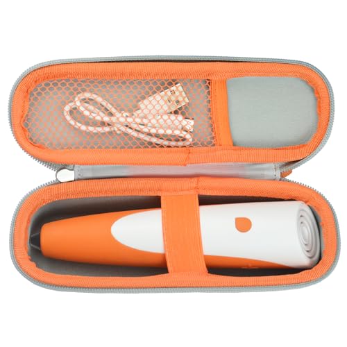 AONKE Hart Tasche für Ravensburger tiptoi Stift 00110/00112/ 00113/00114/ 00806/00700 Starter-Set Hülle Case Tragetasche,Nur Hülle (orange)
