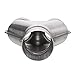 TOTALFLOW TF-SY3030 409 Stainless Steel 3 Inch Y-Pipe-3