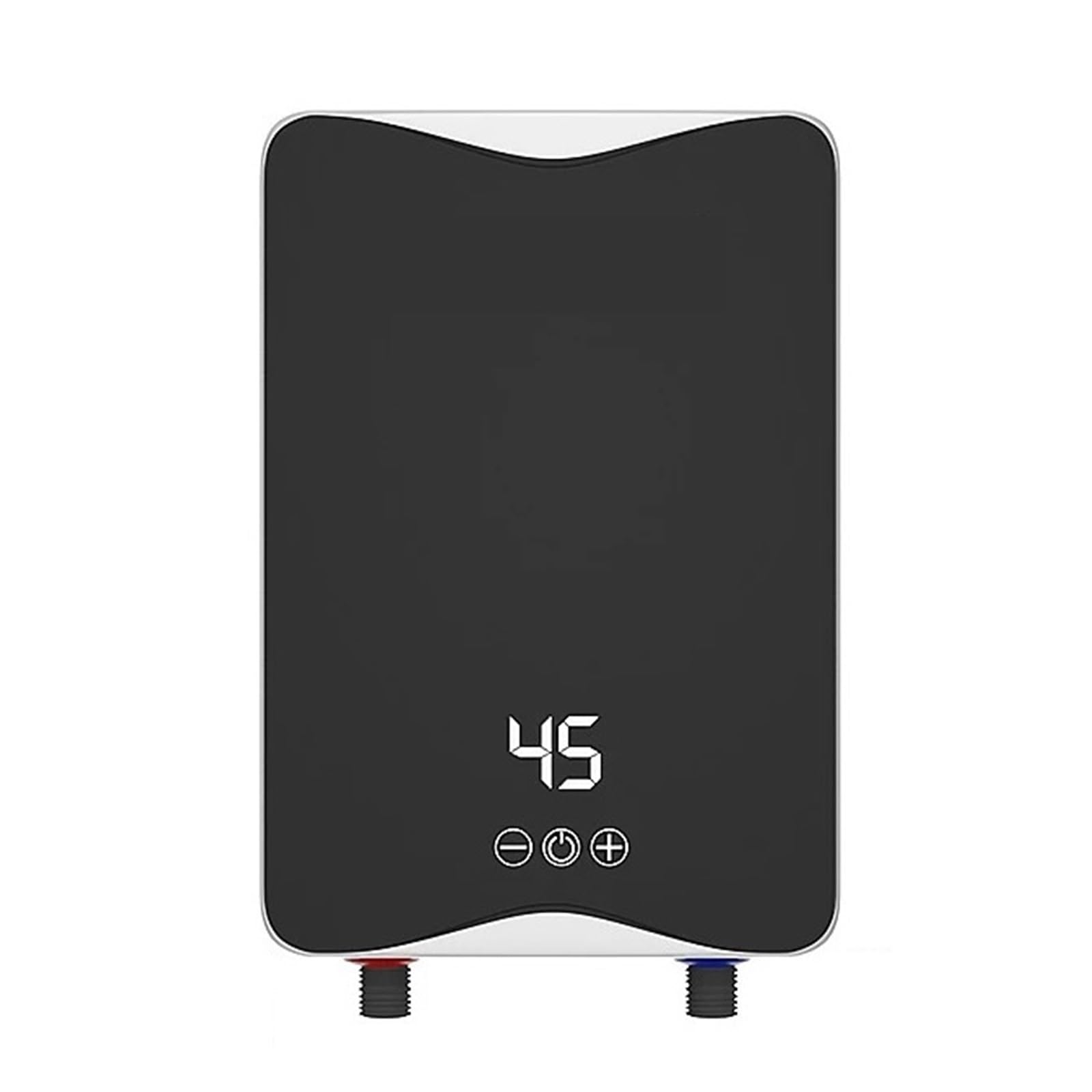 Scaldabagno Istantaneo Cucina Bagno Mini Elettrico Montato A Parete Display LCD Della Temperatura Con Set Doccia Veloce E Comodo