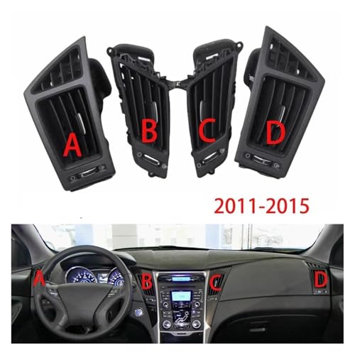 Rejilla de climatización central compatible con Hyundai Sonata 2011-2015 2