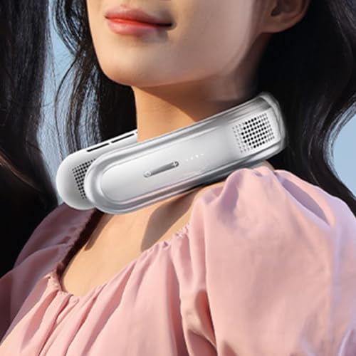 Ventilateur de cou portable ultra frais avec 5 cœurs silencieux - 3