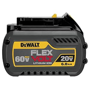 DEWALT FLEXVOLT 20V/60V MAX Lithium Ion Battery, 6.0-Ah (DCB606)