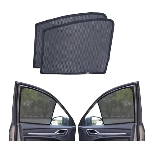 Image of NEODRIFT 'NeoShade' Magnetic Car Sunshades for Universal Car Sunshade 21 Hatchback (Set of 2) (Front Side Windows Only)