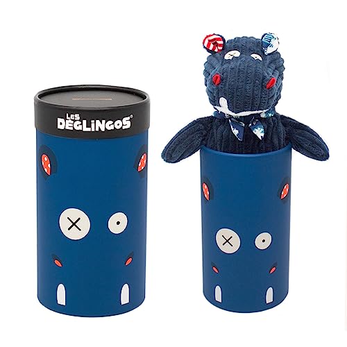 PELUCHE GRAND SIMPLY HIPPIPOS L'HIPPO EN BOITE
