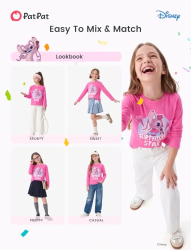 Image of Disney Kids Birthday Shirts 2-9Y, Cute Graphic Tees, Birthday Party Outfit