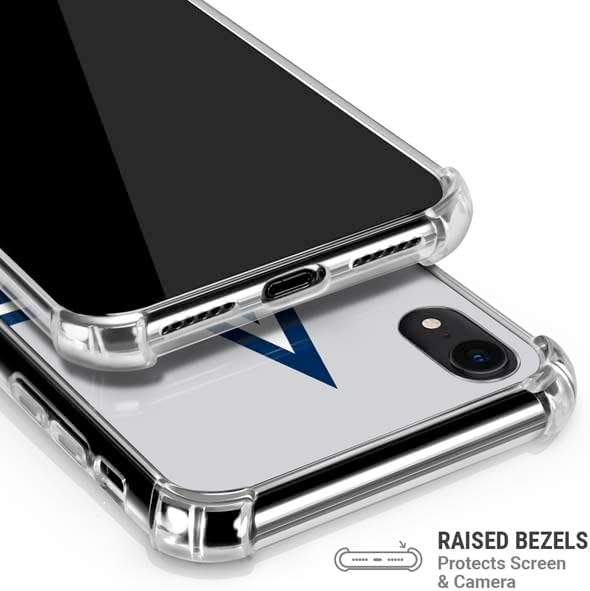 Skinit Clear Phone Case Compatible with iPhone XR - Officially Licensed NFL Dallas Cowboys Large Logo Design
