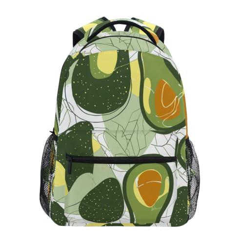 Sac à dos avocat frais pour soulager le dos des écoliers