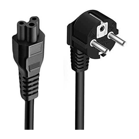IEC Connection Cable with 5 Colour Cable Ties Black 6FT Power Cable 3-Pin for Computer Monitor Screen Projector Devices Monitor Printer PC Cover