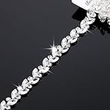 1 Yard Rhinestone Trim Rhinestone Chain Applique Embellishment Crystal Applique Strips String for Crafts Sewing Bling Trim for Wedding Party Decoration Bridal Costume Clothing Accessories