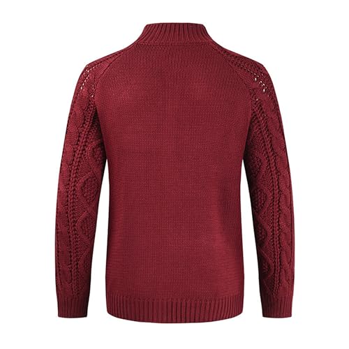 Men's Twisted Flower Thick Cardigan Slim Fit Knitted Heavy Weight Sweater Loose Plus Size Knitted Cardigan for Men3