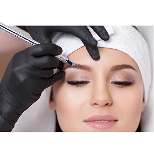 Microblading-Pens-Silver-10-Piece-Light-Manual-Tattoo-Eyebrow-Pens-For-Permanent-Makeup-Supplies-Durable-Aluminum-Pen-With-Lock-Pin-Tech-Ergonomic-Gift10-round-needles10-Oblique-needle