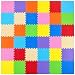 BalanceFrom Kid's Puzzle Exercise Play Mat with EVA Foam Interlocking Tiles, 9 Colors (36 Tiles)
