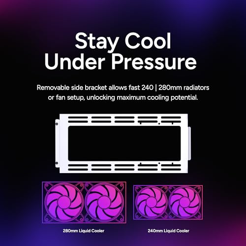 Image of Cooler Master NR200 White SFF Small Form Factor Mini-ITX Case with Vented Panel, Triple-Slot GPU, Tool-Free and 360 Degree Accessibility, Without PCI Riser