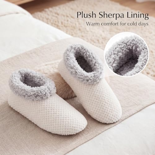 Image of The Metluks Womens Slippers Indoor Soft Sole Slipper Socks | Fuzzy sherpa lining, warm winter comfort, non slip grippers, flexible feel, washable, cozy home wear