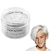 MOFAJANG White Hair Wax Pomades 4.23 oz - Natural Hair Coloring Wax Material Disposable Hair Styling Clays Ash for Cosplay, Party (White)