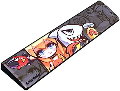 Ergonomic Wrist Rest for 60% Mechanical Keyboard Anti-Slip Rubber Feet with Memory Foam Wrist Cushion Support for Computer Laptop Hours of Comfortable Typing Working Gaming 11.3*2.8*0.8in(White)