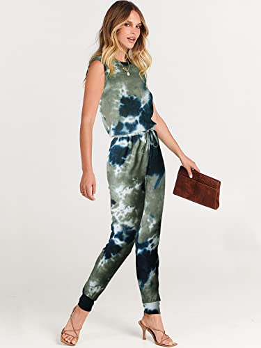 Anrabess Jumpsuits For Women Summer Sleeveless Round Neck Tie Dye Jogger Jumpsuit Outfit A330-Junlvlan-M #TOP3